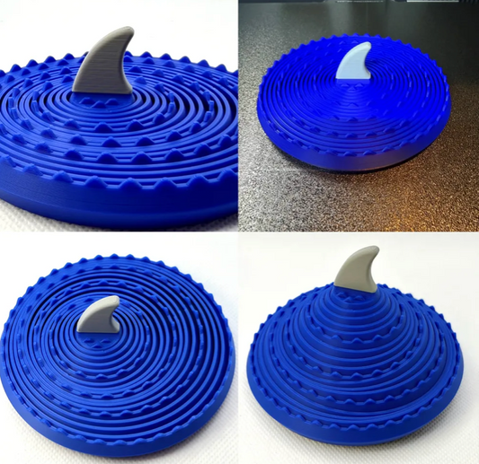 Shark Fin Wave Fidget (Round & Hexagon) image 2