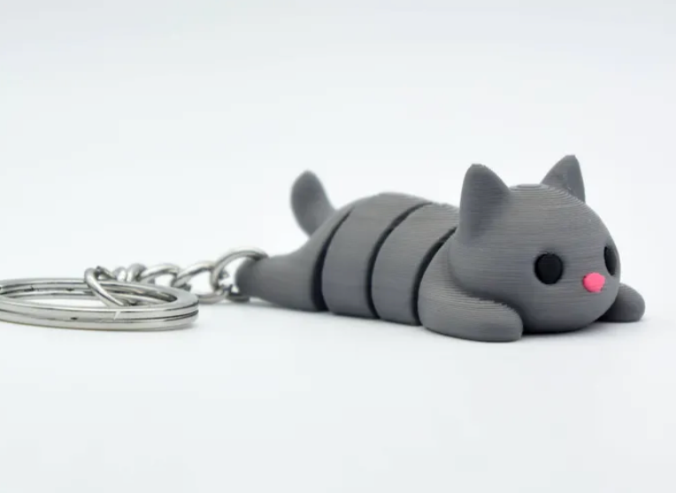 Kitty Wiggle Keychain