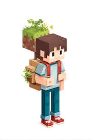 Pixel Game Character Toy