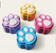 Colorful 3D printed paw clicker fidget toy