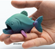 Fully articulated 3D printed flexi piranha fidget toy