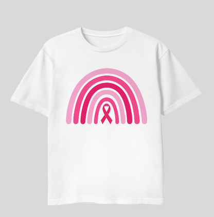 Breast Cancer Awareness Rainbow T-Shirt