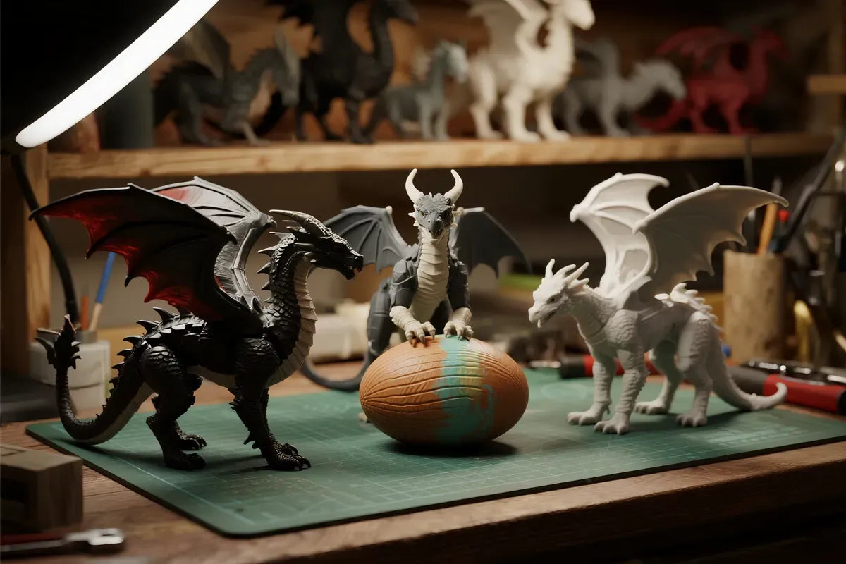 3D Printed Dragon Toy